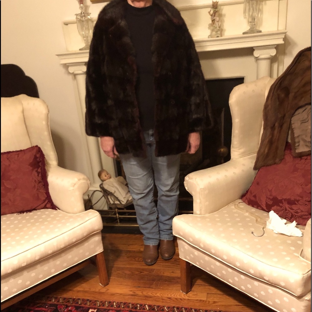 Fake fur coat